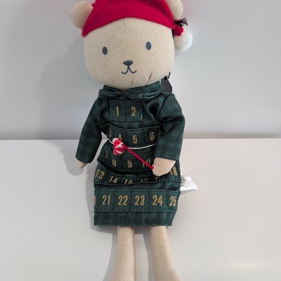 Hearth & Hand Magnolia Kids Advent Calendar Polar Bear Plush 2025 New In Box - Picture 2 of 7